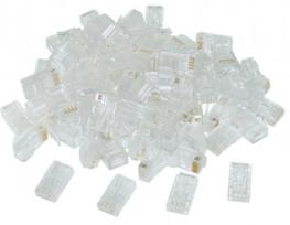 6 cat lan - Gembird Cat6 Modular Network Plug 8P8C RJ-45 x 100 - 2 nuotrauka