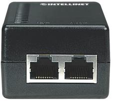 adapteris 48v - Intellinet PoE Injector Port 48V DC IEEE 802.3af - 4 nuotrauka