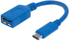 usb type a to c 3.1 - Manhattan Adapter USB C to USB A Blue 0.15m - 1 nuotrauka
