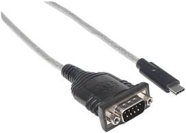 usb adapteris rs232 - Manhattan USB-C to Serial COM/RS232 Adapter 151283 - 1 nuotrauka