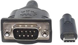 usb adapteris rs232 - Manhattan USB-C to Serial COM/RS232 Adapter 151283 - 4 nuotrauka