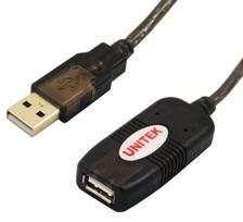 usb extension cable - Unitek Cable USB / USB 20m Black - 1 nuotrauka