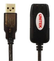 usb extension cable - Unitek Cable USB / USB 20m Black - 2 nuotrauka