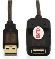 usb extension cable - Unitek Cable USB / USB 20m Black - 3 nuotrauka