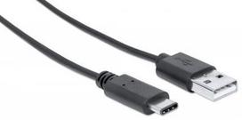 laidas usb a usb c 1m - Manhattan Cable USB to USB 1m - 1 nuotrauka