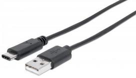 laidas usb a usb c 1m - Manhattan Cable USB to USB 1m - 2 nuotrauka