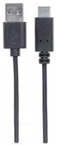 laidas usb a usb c 1m - Manhattan Cable USB to USB 1m - 3 nuotrauka