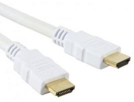 hdmi kabelis baltas - Techly Adapter HDMI to HDMI White 1m - 2 nuotrauka