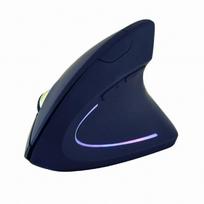 mouse ergonomic - Gembird Ergonomic Wireless Optical Black (Juoda) - 2 nuotrauka
