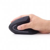 mouse ergonomic - Gembird Ergonomic Wireless Optical Black (Juoda) - 4 nuotrauka