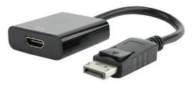 adapteris hdmi to displayport - Gembird Adapter Displayport to HDMI Black - 1 nuotrauka