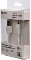 micro usb to - Sandberg Cable USB-micro to USB White 1m - 2 nuotrauka