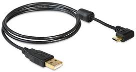 usb laidas 90 - Delock Cable USB / USB-micro Black 1 m - 2 nuotrauka