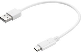 type c to type c laidas 2m - Sandberg USB To Type-C Cable White 0.2m - 1 nuotrauka