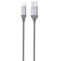 Silicon Power Cable USB-C / USB 1m Gray