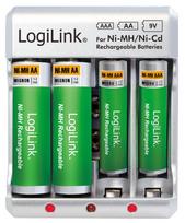 elementai aa - LogiLink Battery Charger Lightweight - 3 nuotrauka