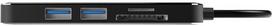 sd korteliu skaitytuvas - UNITEK Hub USB-C 2 x USB 3.1 | D1036A - 5 nuotrauka