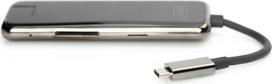 hdmi type c laidas - Assmann DA-70887, HDMI / Micro SD / RJ-45 / 2 x USB Type-C / 4 x USB Type A - 5 nuotrauka