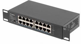 lanberg 10" - Lanberg Jungiklis 16X1GB Gigabit Ethernet stovas RSGE-16 - 5 nuotrauka