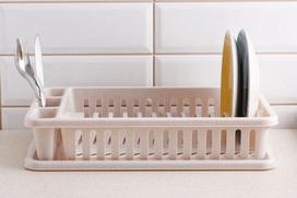 padeklai dziovyklei - Indų džiovykla Curver Dish Dryer 26,5x42x8,8cm Beige - 2 nuotrauka