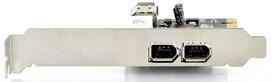 2x 3.5 - DIGITUS IEEE 1394a Interface Card PCIexpress 3 Port 1x int. 2x ext. Ports - 2 nuotrauka