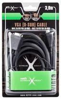 d sub kabelis - Lanberg Cable VGA to VGA 3m Black - 2 nuotrauka