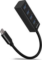 AXAGON HUE-M1C 4x USB3.2 Gen 1 MINI hub, metal, 20cm USB-C cable