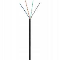 tinklo kabelis 100 m - Laidas Techly U/UTP Hank Cable Cat.5E CCA 100m 4 Couples Rigid Outdoor Black - 2 nuotrauka