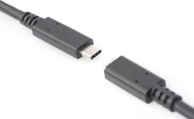 usb extension cable - Laidas Assmann USB Type-C, juoda, 1.5 m - 3 nuotrauka