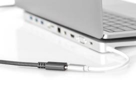 usb extension cable - Laidas Assmann USB Type-C, juoda, 1.5 m - 5 nuotrauka