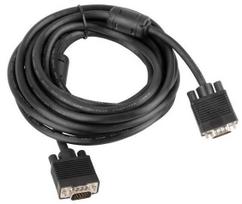 d sub kabelis - Lanberg Cable VGA / VGA 5m Black - 2 nuotrauka