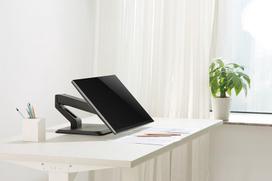 monitoriu laikiklis 100x100 - NewStar Flat Screen Desk Mount 10-32'' Black - 13 nuotrauka