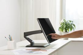 monitoriu laikiklis 100x100 - NewStar Flat Screen Desk Mount 10-32'' Black - 14 nuotrauka