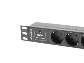 lanberg pdu - Lanberg PDU 1U 16A 3 Sockets 3m Black - 2 nuotrauka