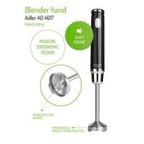 blenderis trintuvas - Adler AD4617 Black (Juodas) - 9 nuotrauka