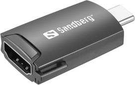 hdmi type c laidas - Sandberg USB-C to HDMI Dongle - 1 nuotrauka