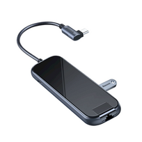 rj45 baseus usb - Stotelė jungčių USB3.0.HDMI.RJ45.USB-C - 8 nuotrauka