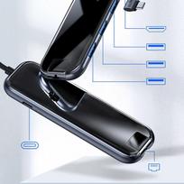 rj45 baseus usb - Stotelė jungčių USB3.0.HDMI.RJ45.USB-C - 9 nuotrauka