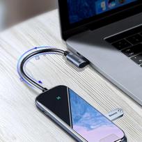 rj45 baseus usb - Stotelė jungčių USB3.0.HDMI.RJ45.USB-C - 10 nuotrauka