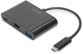 hdmi adapteris laidas - Digitus DA-70855 Multiport Adapter - 1 nuotrauka