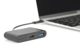 hdmi adapteris laidas - Digitus DA-70855 Multiport Adapter - 5 nuotrauka