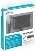 hdmi adapteris laidas - Digitus DA-70855 Multiport Adapter - 6 nuotrauka