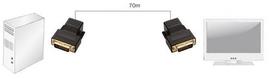 ilgintuvas 50m - Digitus DVI Extender Cat 5 70m - 2 nuotrauka
