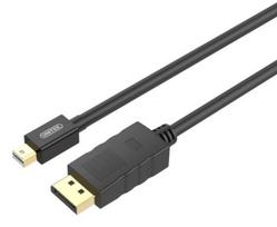 display port laidas - Unitek Cable Mini Display / Display Black 3m - 1 nuotrauka