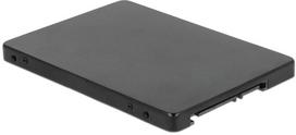 sata m 2 adapteris - Delock 2.5" SATA 22-pin to M.2 NGFF Adapter w/ Enclosure - 2 nuotrauka