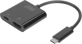 type c usb hdmi - Digitus USB Type-C 4K HDMI Graphics Adapter + USB-C (PD) - 1 nuotrauka