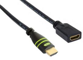 hdmi laidas 2m - Techly HDMI M To HDMI F Black 0.2m - 2 nuotrauka