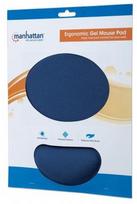 mouse pad gel - Manhattan Ergonomic Gel Mouse Pad Blue - 1 nuotrauka