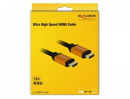 8k hdmi 0.5m - Delock 8572 Ultra High Speed HDMI Cable 1.5m - 3 nuotrauka