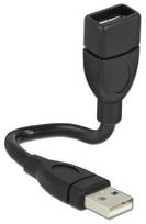 usb extension cable - Delock Cable USB / USB Black 0.15 m - 1 nuotrauka